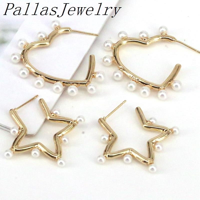 Dangle & Chandelier 5Pairs Gold Metal Pearl Hoop Earrings For Women Star Heart Big Earings 2021 Fashion Party Jewelry
Dangle & Chandelier 5Pairs Gold Metal Pearl Hoop Earrings For Women Star Heart Big Earings 2021 Fashion Party Jewelry