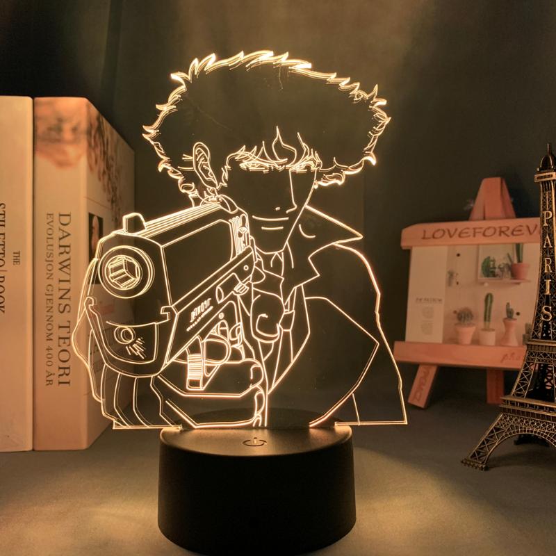 Night Lights Led Light Anime Cowboy Bebop Spike For Kids Bedroom Decor Brithday Gift Room Desk Acrylic 3d Lamp Manga
Night Lights Led Light Anime Cowboy Bebop Spike For Kids Bedroom Decor Brithday Gift Room Desk Acrylic 3d Lamp Manga