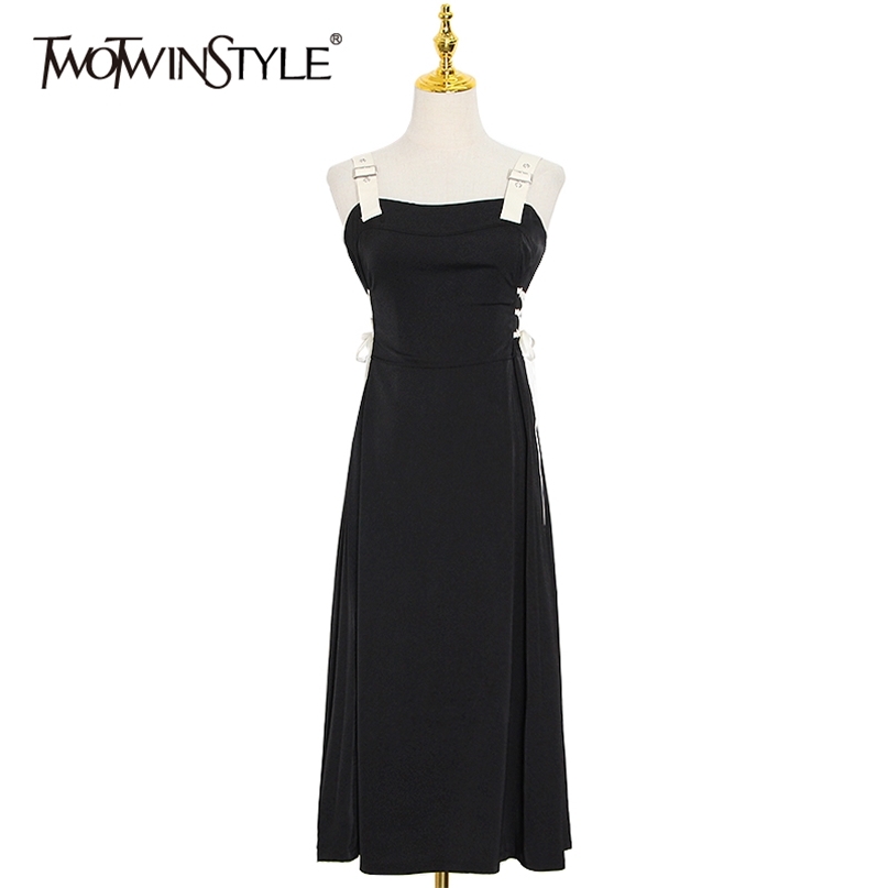 Cross Bandage Lace Up Dress For Women Square Collar Sleeveless High Waist Vintage Strap Dresses Female Fashion 210520, Black
Cross Bandage Lace Up Dress For Women Square Collar Sleeveless High Waist Vintage Strap Dresses Female Fashion 210520, Black