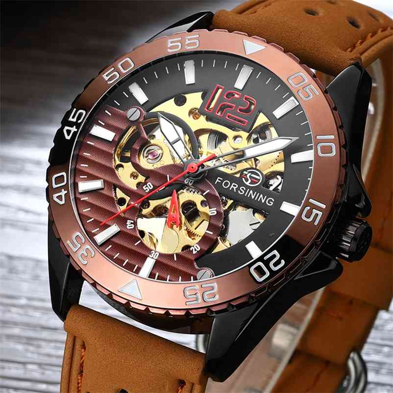Men Watches Top Brand Fashion Design luxury Leather Strap Stainless Steel Bezel Automatic Mechanical Watch Relogio Masculino 210608, Black coffee
Men Watches Top Brand Fashion Design luxury Leather Strap Stainless Steel Bezel Automatic Mechanical Watch Relogio Masculino 210608, Black coffee