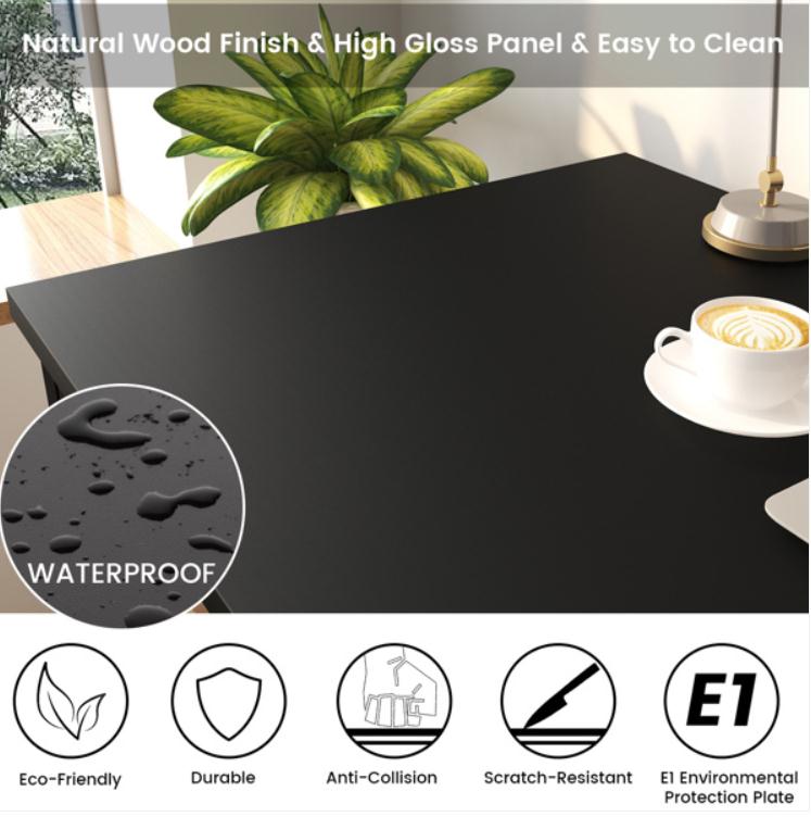 Fashion Wholesales Furniture FXW 40" Computer Table for Home Office Black Study Writing Small Desk