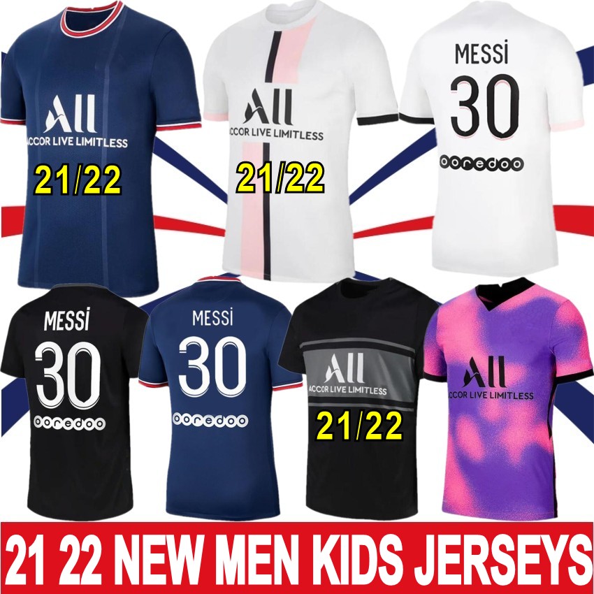 30 MESSI MBAPPE Soccer Jerseys HAKIMI SERGIO RAMOS 21 22 Thai Home Away Maillots de football Shirt 2021 2022 MARQUINHOS VERRATTI Men Kids Kit Uniform Third 3rd, Black
30 MESSI MBAPPE Soccer Jerseys HAKIMI SERGIO RAMOS 21 22 Thai Home Away Maillots de football Shirt 2021 2022 MARQUINHOS VERRATTI Men Kids Kit Uniform Third 3rd, Black