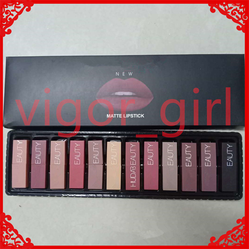 New Beauty Brand Lipstick Girl Make up 12 Colors Matte Lip Gloss Soft box Waterproof Long Lasting cosmetics Product, Mixed color
New Beauty Brand Lipstick Girl Make up 12 Colors Matte Lip Gloss Soft box Waterproof Long Lasting cosmetics Product, Mixed color
