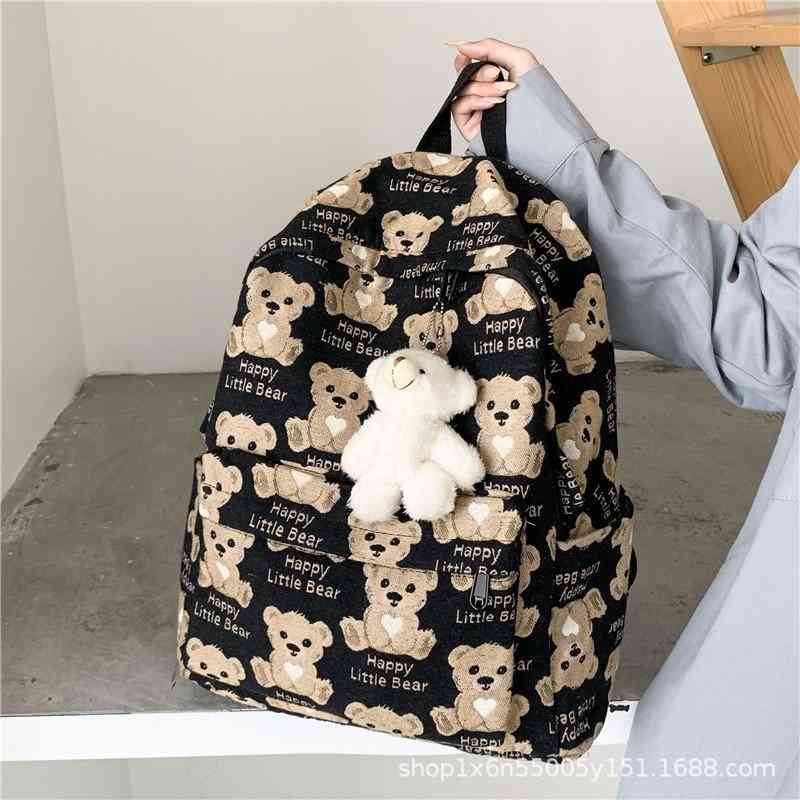 Ins bag female primary cute Korean middle school student net red large capacity Backpack, White
Ins bag female primary cute Korean middle school student net red large capacity Backpack, White