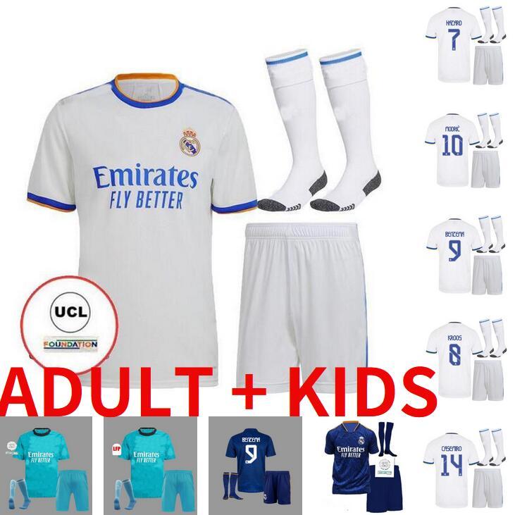 BENZEMA Jerseys 21 22 VINI JR. RODRYGO BALE MODRIC CASEMIRO ASENSIO Soccer Jersey 2021 2022 KROOS HAZARD MARCELO Football Shirt Men kids kit, Black;yellow
BENZEMA Jerseys 21 22 VINI JR. RODRYGO BALE MODRIC CASEMIRO ASENSIO Soccer Jersey 2021 2022 KROOS HAZARD MARCELO Football Shirt Men kids kit, Black;yellow