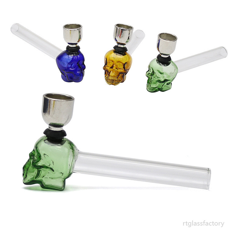 Glass skull pipe mini small metal cigarette pot pipes smoking set for dry herb tobacco
Glass skull pipe mini small metal cigarette pot pipes smoking set for dry herb tobacco