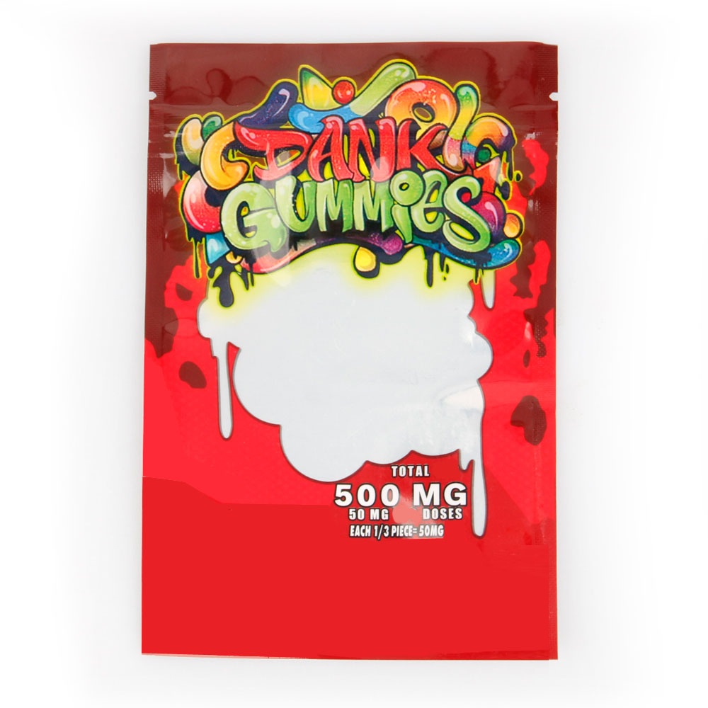Dank Gummies 500mg Maylar Bag Zipper Bags Dry Herb Retail Package Sealing Packaging IN STOCK
Dank Gummies 500mg Maylar Bag Zipper Bags Dry Herb Retail Package Sealing Packaging IN STOCK
