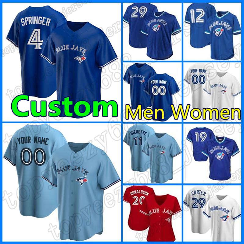 Custom 4 George Springer Toronto Baseball 12 Roberto Alomar Jersey 27 Vladimir Guerrero Jr 10 Marcus Semien 8 Cavan Biggio 29 Joe Carter, Women custom new cool base(lanniao)
Custom 4 George Springer Toronto Baseball 12 Roberto Alomar Jersey 27 Vladimir Guerrero Jr 10 Marcus Semien 8 Cavan Biggio 29 Joe Carter, Women custom new cool base(lanniao)