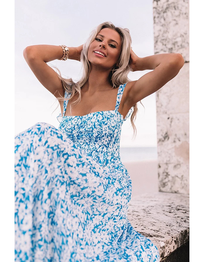 Women Dress Printed Bohemia Sexy Long Print Floral Maxi es Slash Neck Off Shoulder Plus Size Beach es 210524
