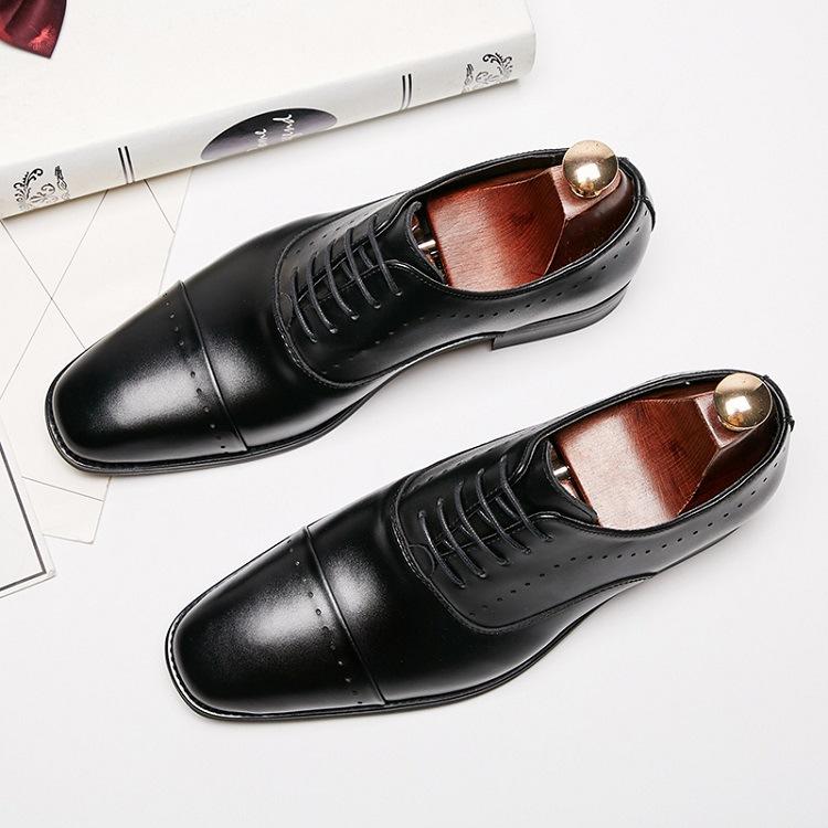 Dress Shoes X0006 Men Formal Leather Business Casual High Quality Office Luxury Male Breathable Oxfords, Black
Dress Shoes X0006 Men Formal Leather Business Casual High Quality Office Luxury Male Breathable Oxfords, Black