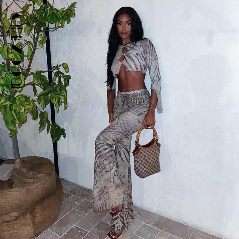 Women' Two Piece Pants BoozRey Women Trousers Two-piece Set Casual Printed Waist Hollow Out Button Short T-shirt Long Pant Suit Autumn Clot, Multi
Women' Two Piece Pants BoozRey Women Trousers Two-piece Set Casual Printed Waist Hollow Out Button Short T-shirt Long Pant Suit Autumn Clot, Multi