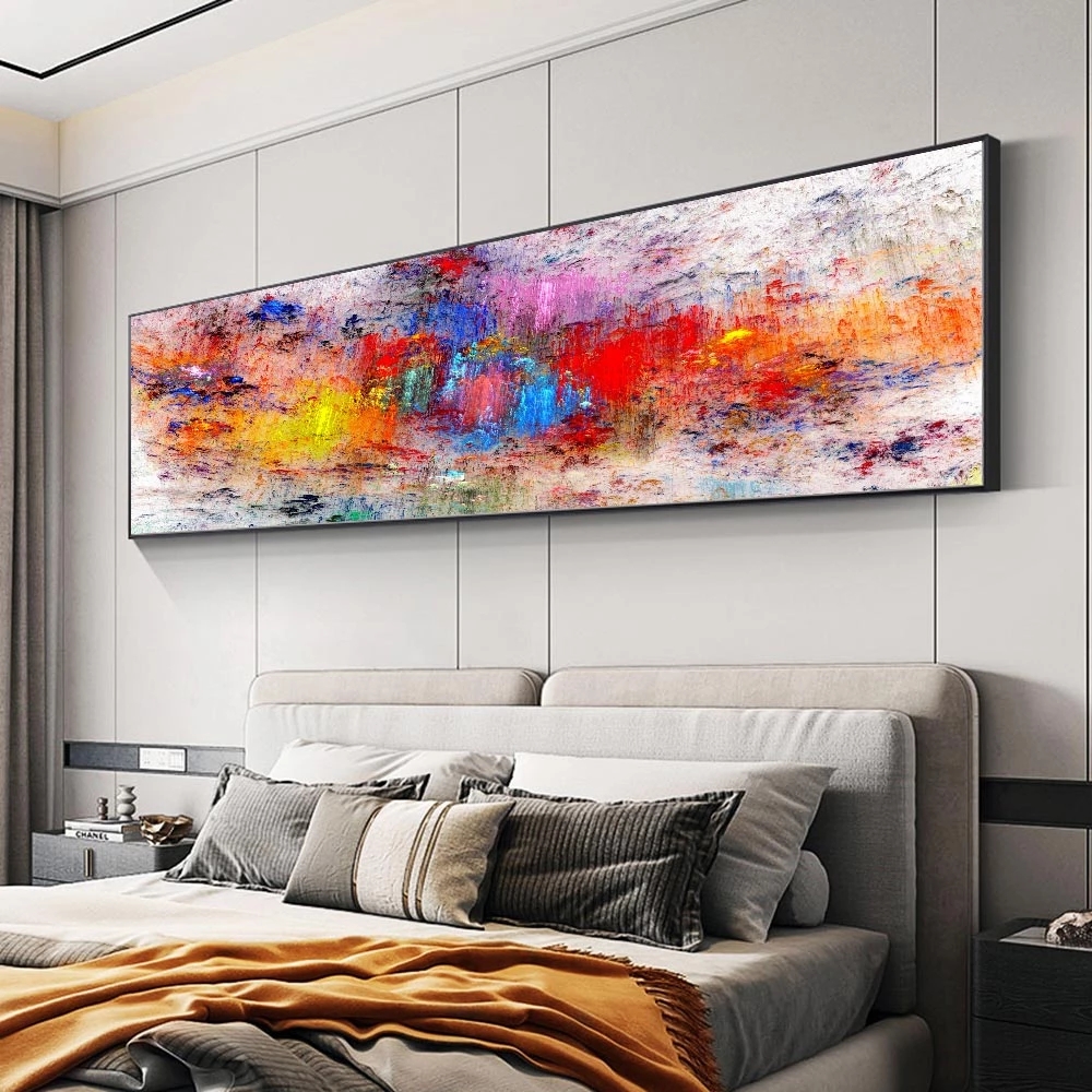 Abstract Colorful Clouds Painting Modern Canvas Prints Wall Art Pictures For Living Room Home Decor Posters Big Size Quadros