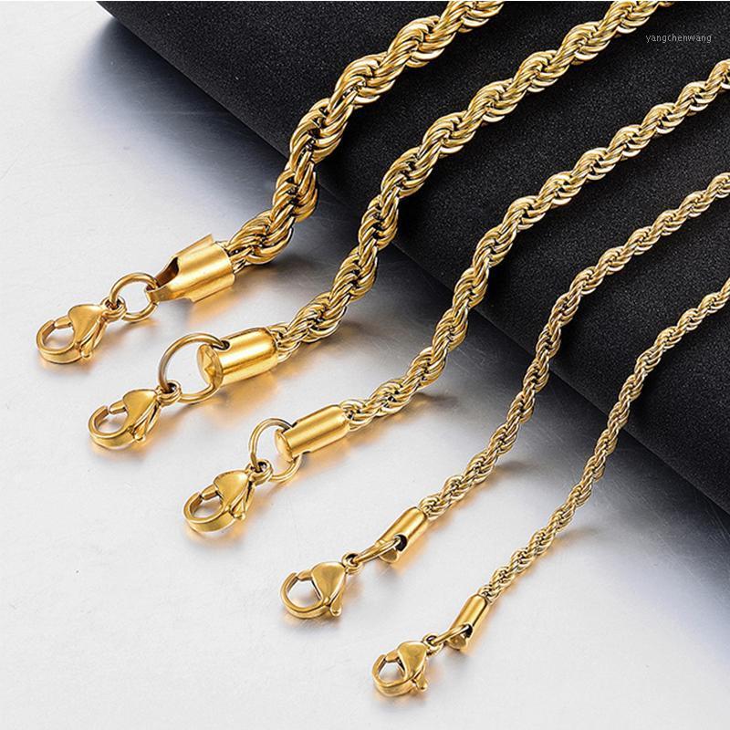 Chains 2021 Selling Hip-Hop Stainless Steel Rope Chain Fashion Men And Women Jewelry Necklace
Chains 2021 Selling Hip-Hop Stainless Steel Rope Chain Fashion Men And Women Jewelry Necklace