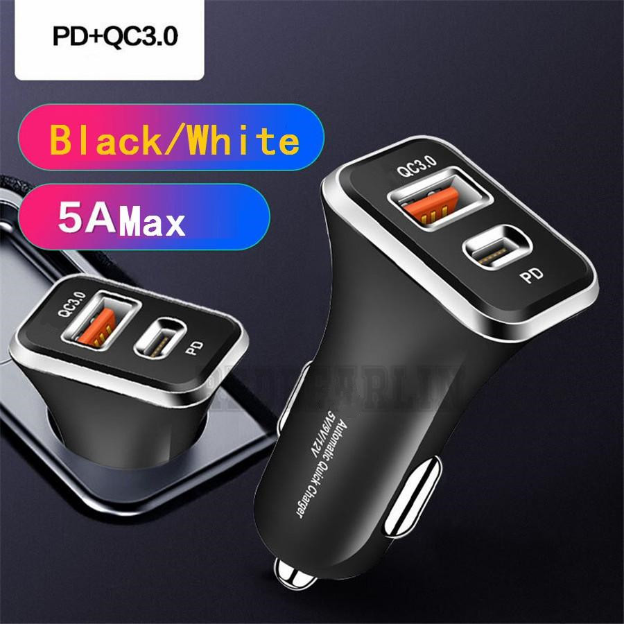 38W PD20W Type-C USB C Car Charger Fast Quick Charging Vehicle Car Chargers Power Adapters For Iphone X XR 11 12 13 14 15 Samsung S23 S24 tablet pc gp