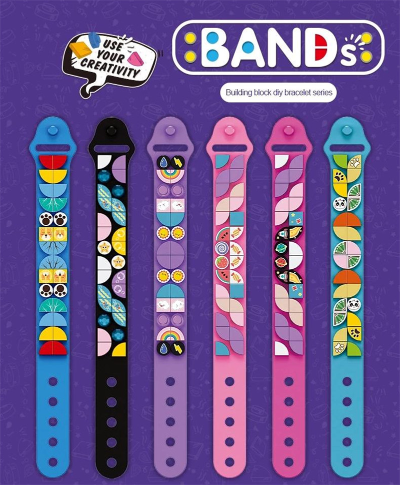 Decompression Toy Building Block Bracelet Unisex Silicone Cartoon Adjustable Wristband Animal Knowledge Marine Blocks Toys For Girls Boys
Decompression Toy Building Block Bracelet Unisex Silicone Cartoon Adjustable Wristband Animal Knowledge Marine Blocks Toys For Girls Boys