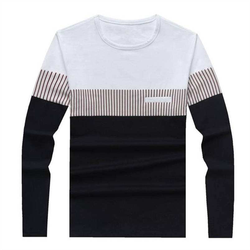 T Shirt Men Cotton Long Sleeve O Neck Striped s s Fashion Patchwork Causal Slim Fit Man Brand Clothing 210706, Burgundy
T Shirt Men Cotton Long Sleeve O Neck Striped s s Fashion Patchwork Causal Slim Fit Man Brand Clothing 210706, Burgundy