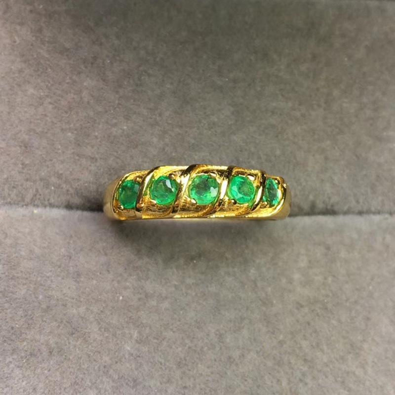 Cluster Rings Natural Real Emerald Round Ring Per Jewelry 3*3mm 0.15ct*5pcs Gemstone 925 Sterling Silver Fine J2092417, Golden;silver
Cluster Rings Natural Real Emerald Round Ring Per Jewelry 3*3mm 0.15ct*5pcs Gemstone 925 Sterling Silver Fine J2092417, Golden;silver