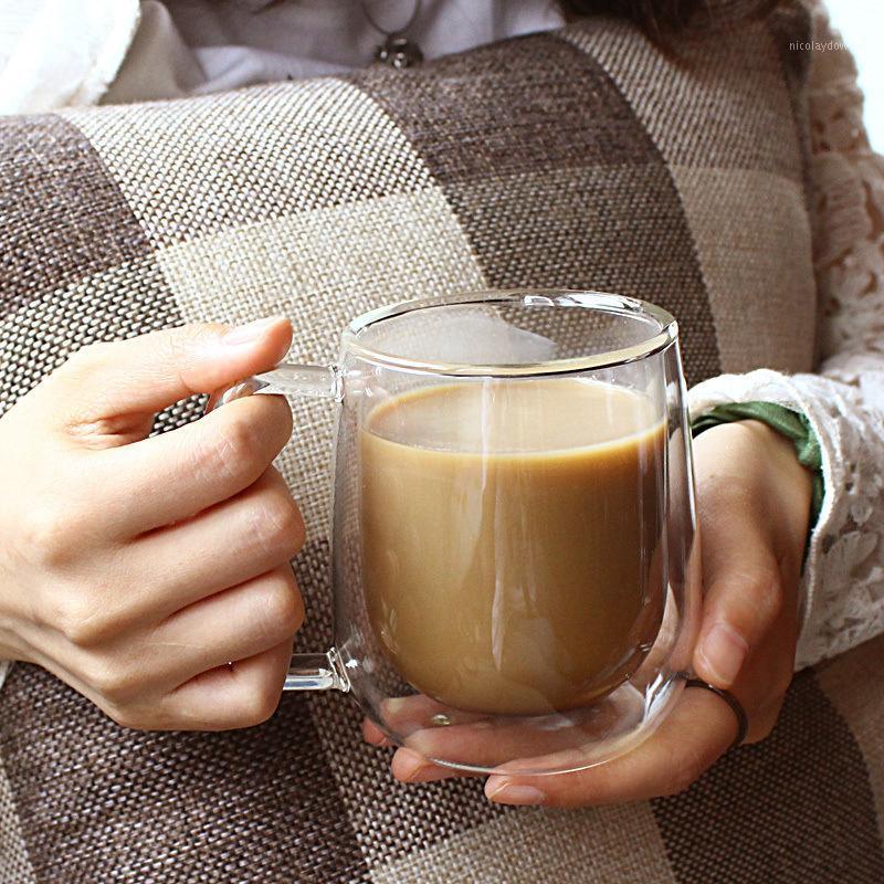 Wine Glasses Double Wall Glass Mug Resistant Tea Beer Milk Juice Cup Drinkware Lover Coffee Cups Gift Creativity
Wine Glasses Double Wall Glass Mug Resistant Tea Beer Milk Juice Cup Drinkware Lover Coffee Cups Gift Creativity
