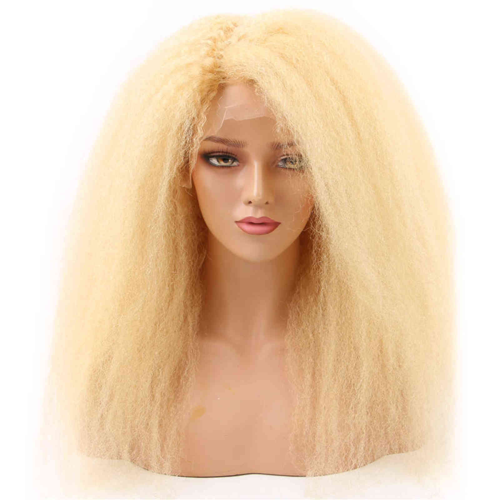 HC 613 Lingt Blonde Kinky Straight Lace Front Wigs Brazilian Virgin Raw Human Hair Wigs 13*4 Transparent Lace 150% Density Peruvian KS 63
HC 613 Lingt Blonde Kinky Straight Lace Front Wigs Brazilian Virgin Raw Human Hair Wigs 13*4 Transparent Lace 150% Density Peruvian KS 63