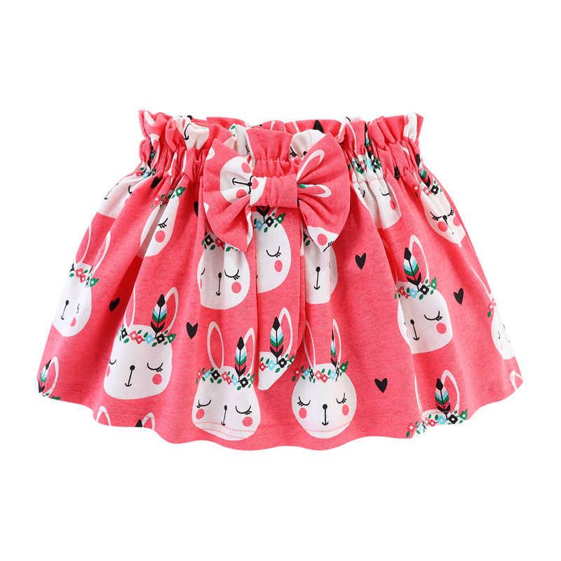 Mudkingdom Girls Bunny Clothes Set Summer Kids Rabbit T-shirt and Skirt Outfit Children Cute Suits Girl Easter 210615