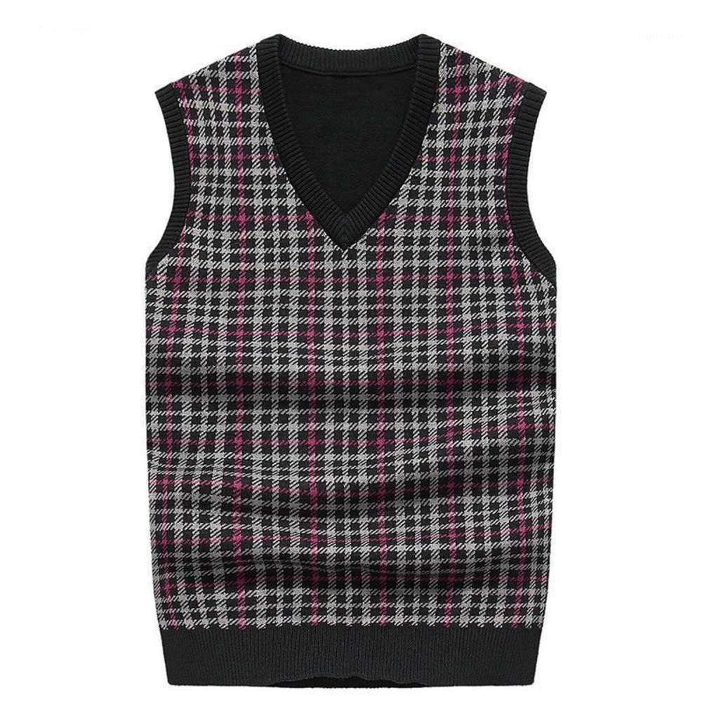 Men Wool Sleeveless Vest V-Neck Soft Patchwork Warm Slim Fit Quality No Yq Clothing Knitted Casual Male Brand Sweater Pull Homme1, Black;white
Men Wool Sleeveless Vest V-Neck Soft Patchwork Warm Slim Fit Quality No Yq Clothing Knitted Casual Male Brand Sweater Pull Homme1, Black;white