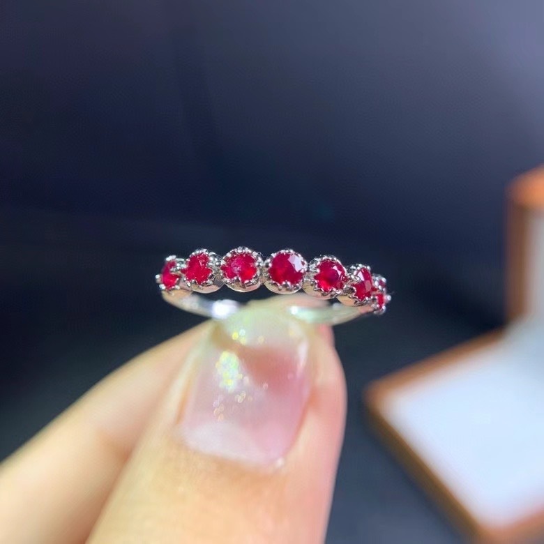 Rings Natural Burma Ruby Stone Size 3*3mm 6pcs with 925 Silver for Women Jewelry Snc-03, Golden;silver
Rings Natural Burma Ruby Stone Size 3*3mm 6pcs with 925 Silver for Women Jewelry Snc-03, Golden;silver