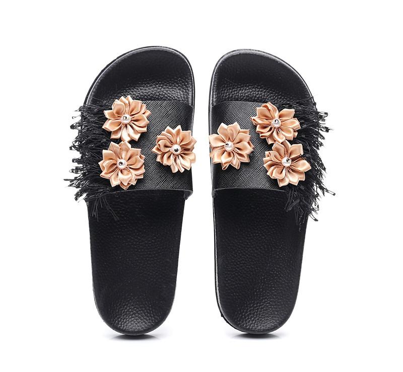 Slippers Flower With Fringe Women Bath Flip Flops Sandals Female Beach Shoes Summer Fashion Outside Flat Slides, Beige
Slippers Flower With Fringe Women Bath Flip Flops Sandals Female Beach Shoes Summer Fashion Outside Flat Slides, Beige