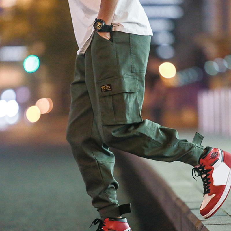 Men's Pants Multi-Pockets Cargo Streetwear Autumn Retro Loose Workwear Casual Trousers Men Clothing Drawstring Overalls MA320, Black
Men's Pants Multi-Pockets Cargo Streetwear Autumn Retro Loose Workwear Casual Trousers Men Clothing Drawstring Overalls MA320, Black