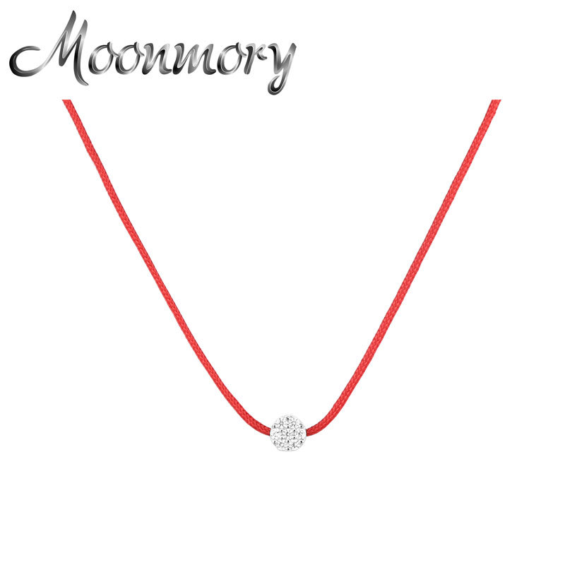 925 Sterling Silver Redline Thread CZ Crystal Pendant Necklace For Women Fashion Neck Decoration Jewelry Christmas Gift 210412
925 Sterling Silver Redline Thread CZ Crystal Pendant Necklace For Women Fashion Neck Decoration Jewelry Christmas Gift 210412