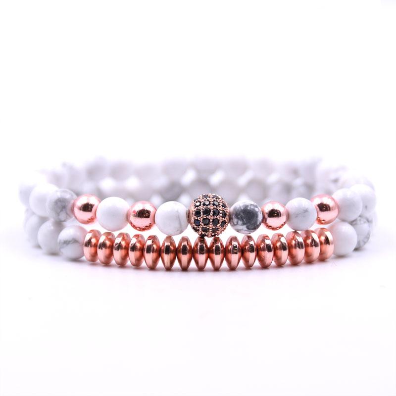 Kang Hua 2Pcs/Set 2021 5 Styles 6mm Stone Charm Bracelet Pave CZ Rose Gold Ball Bracelets For Men&Women Classic Jewelry Beaded, Strands
Kang Hua 2Pcs/Set 2021 5 Styles 6mm Stone Charm Bracelet Pave CZ Rose Gold Ball Bracelets For Men&Women Classic Jewelry Beaded, Strands