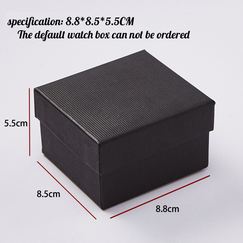 Cases watch box must be ordered together with the wristwatches, buy it alone not sell, Black;blue
Cases watch box must be ordered together with the wristwatches, buy it alone not sell, Black;blue