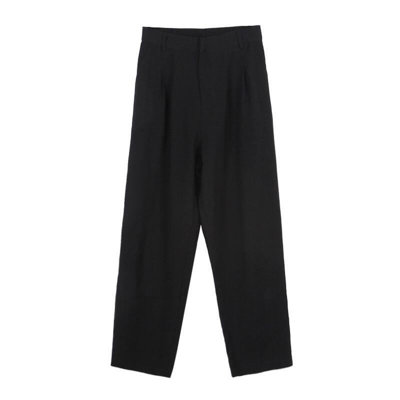 Men's Pants J2254 -Summer Trendy One Button Skinny Wide Leg