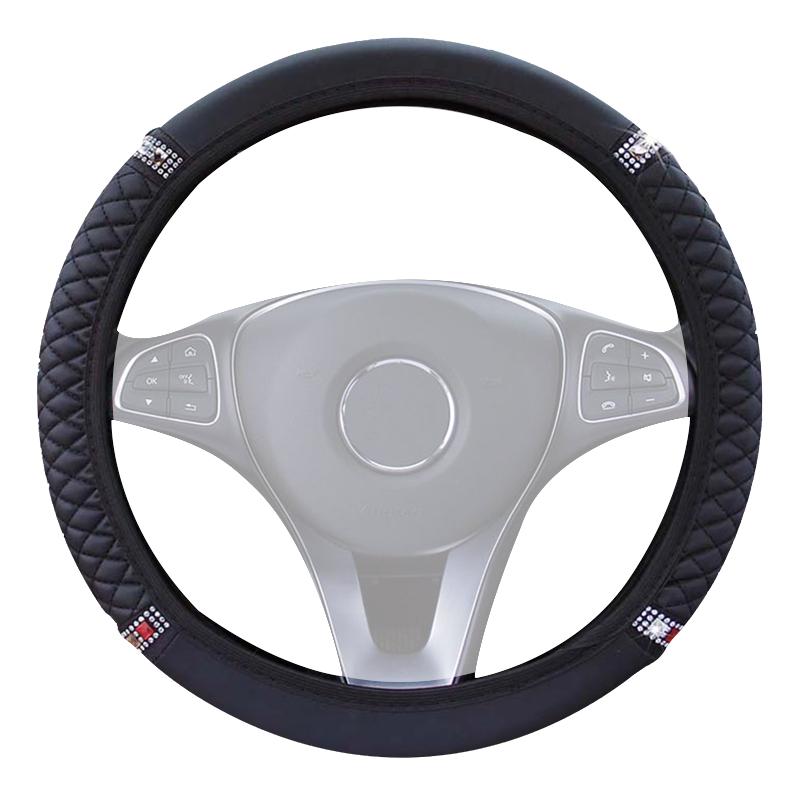Steering Wheel Covers Bling Rhinestone Soft All Season Truck Protective Styling Auto Universal Easy Install Interior Cover Non Slip 
Steering Wheel Covers Bling Rhinestone Soft All Season Truck Protective Styling Auto Universal Easy Install Interior Cover Non Slip