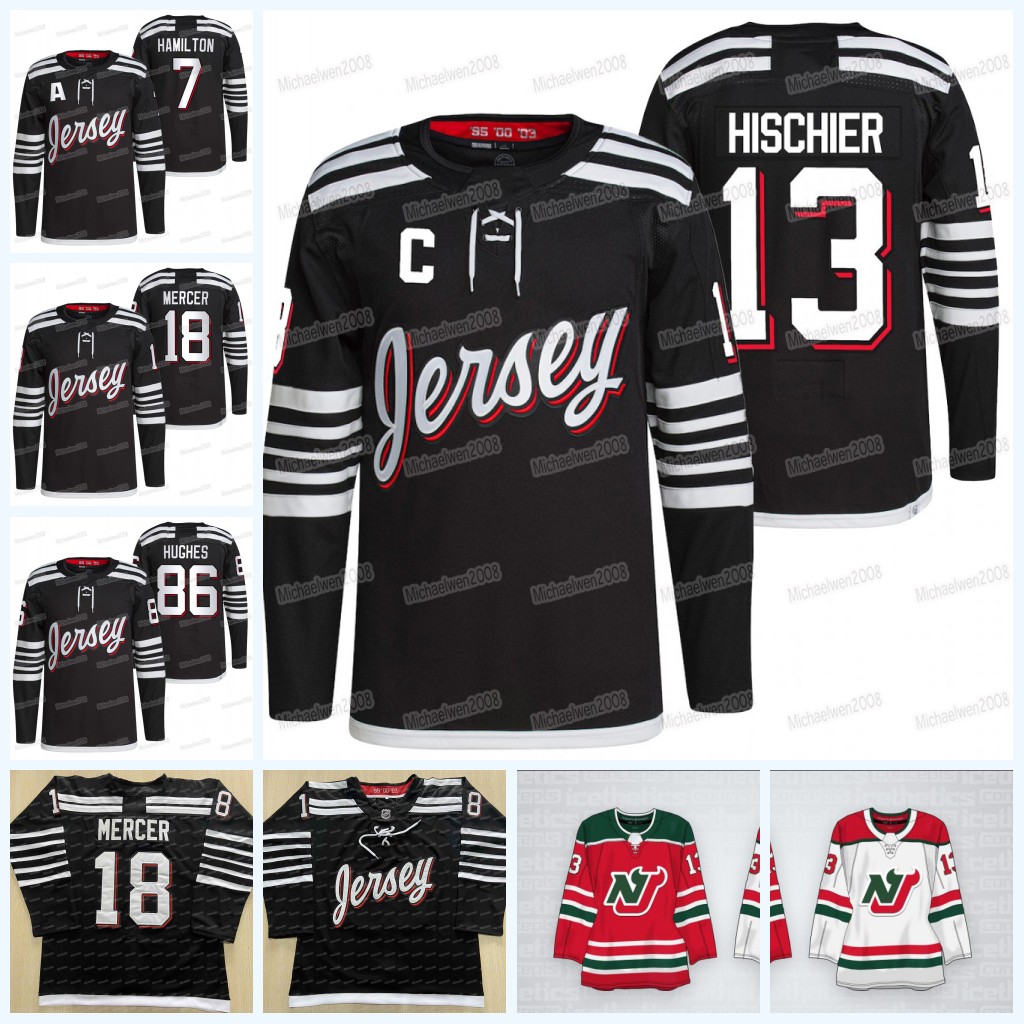 Custom Devils Jersey Nico Hischier Jack Hughes P.K. Subban Jonathan Bernier Miles Wood Ty Smith Damon Ryan Graves Dawson Mercer Dougie Hamilton Tomas Tatar Jerseys, Youth
Custom Devils Jersey Nico Hischier Jack Hughes P.K. Subban Jonathan Bernier Miles Wood Ty Smith Damon Ryan Graves Dawson Mercer Dougie Hamilton Tomas Tatar Jerseys, Youth