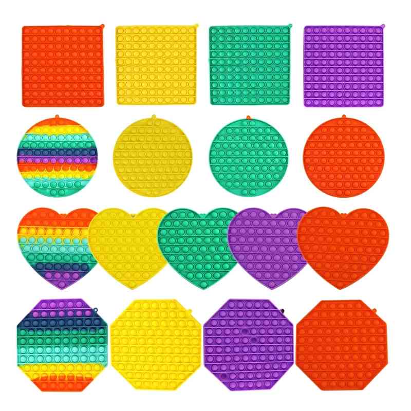 Big Size Push Bubble Popit Fidget Toys Funny Autism Needs Squishy Stress Reliever Toys Adult Kid Anti-stress Pop It Fidget 210409
Big Size Push Bubble Popit Fidget Toys Funny Autism Needs Squishy Stress Reliever Toys Adult Kid Anti-stress Pop It Fidget 210409