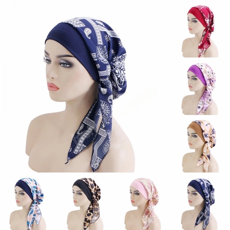 Africa Muslim Women Printed Long Tail Hijabs Hat Wide Side Elastic Wrap Turban Cap Islamic Headscarf Head Cover Leopard Nightcap, Mixed color
Africa Muslim Women Printed Long Tail Hijabs Hat Wide Side Elastic Wrap Turban Cap Islamic Headscarf Head Cover Leopard Nightcap, Mixed color