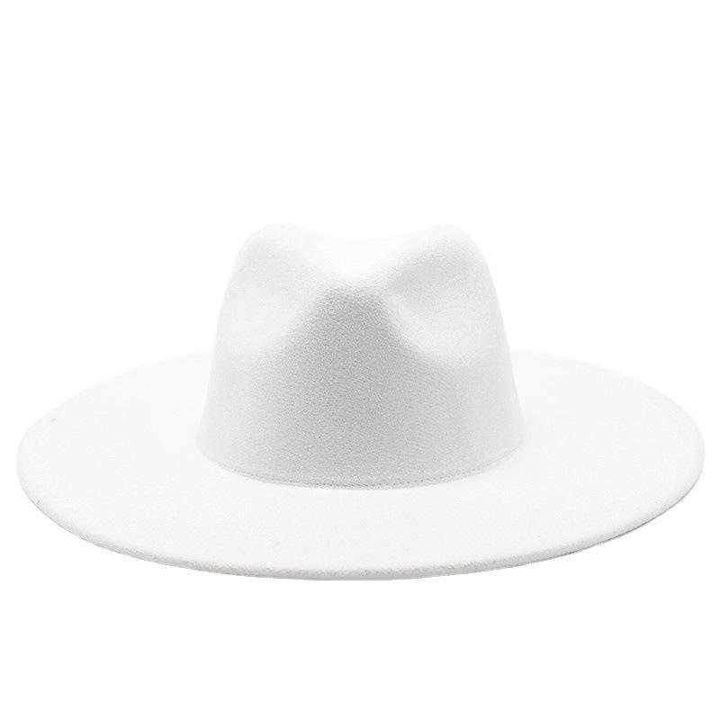 Berets Winter Womens Felt Hat Fedoras Big Brim Hats For Women Autumn British Style Vintage Lady Flat White Jazz Cap, 13
Berets Winter Womens Felt Hat Fedoras Big Brim Hats For Women Autumn British Style Vintage Lady Flat White Jazz Cap, 13