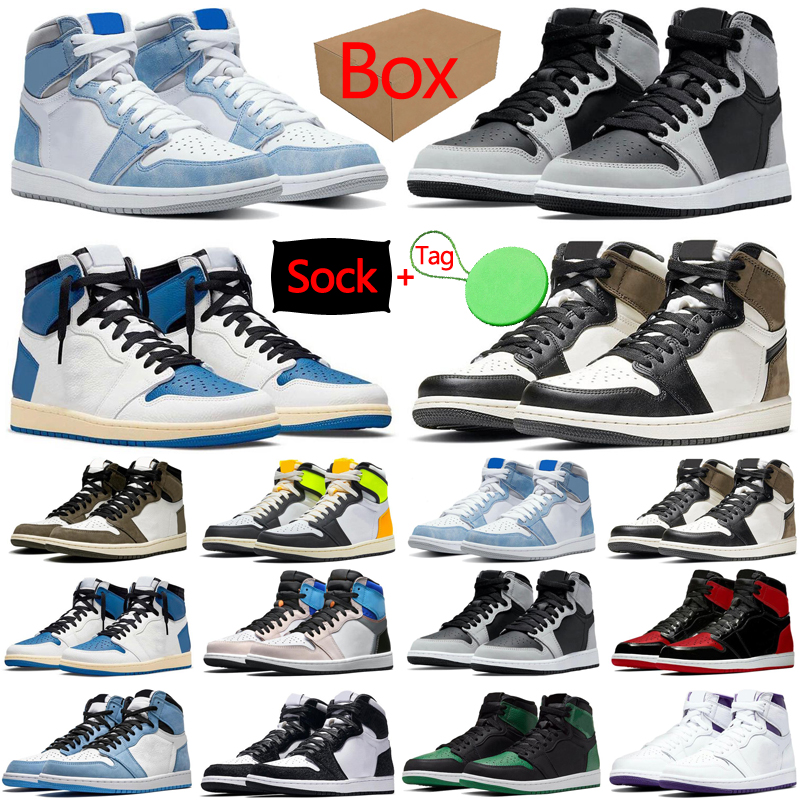 Box&Sock&Tag 1 1s mens womens shoes Hyper Royal Pollen Electro Orange Bred Patent Prototype University Blue Seafoam men trainers sports sneakers wholesale, #45 pine green
Box&Sock&Tag 1 1s mens womens shoes Hyper Royal Pollen Electro Orange Bred Patent Prototype University Blue Seafoam men trainers sports sneakers wholesale, #45 pine green