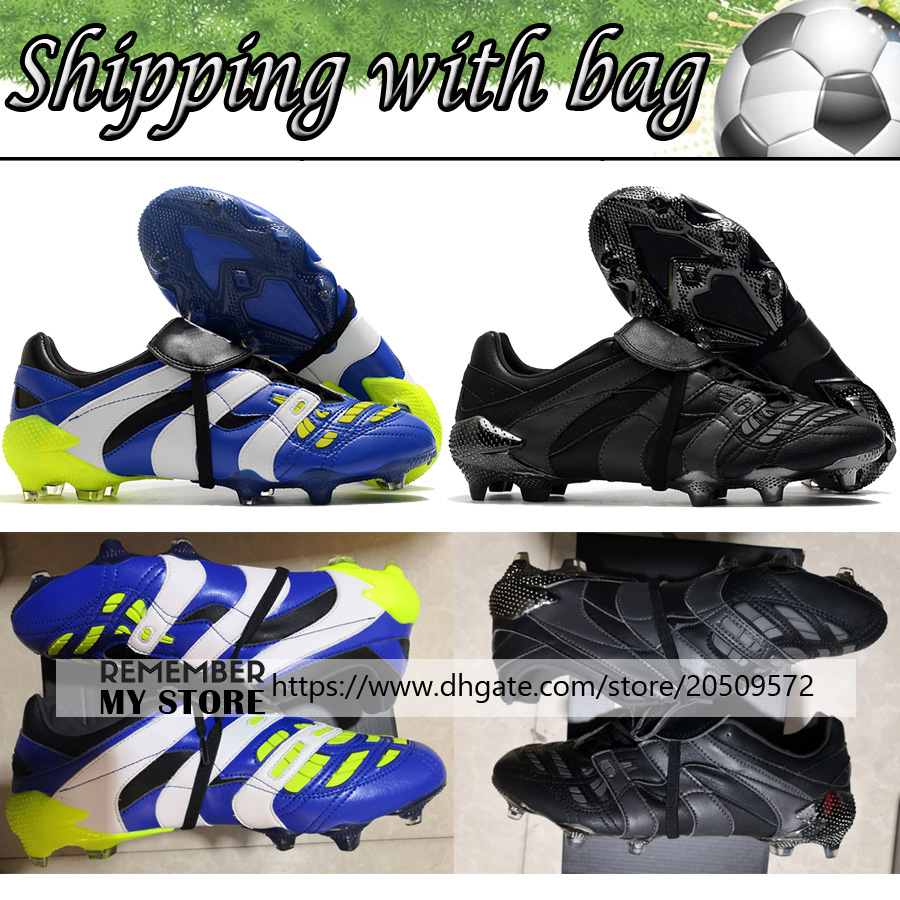 Mens Predator Accelerator FG Soccer Boots Shoes Top Quality White Blue Black Outdoor Leather Football Cleats Size US 39-46, Fg 1
Mens Predator Accelerator FG Soccer Boots Shoes Top Quality White Blue Black Outdoor Leather Football Cleats Size US 39-46, Fg 1