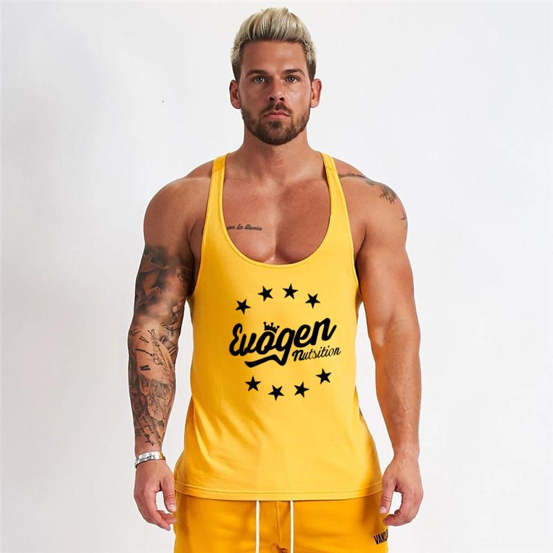 Men's Tank Tops Summer Gyms Cotton Breathable Sling Sportswear Muscle Fashion Workout Clothing Casual, Black
Men's Tank Tops Summer Gyms Cotton Breathable Sling Sportswear Muscle Fashion Workout Clothing Casual, Black