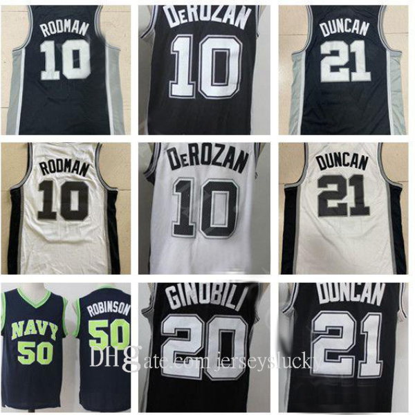 Vintage Mens Retro Classic David 50 Robinson Tony 9 Parker Manu 20 Ginobili Basketball Jersey Black White Grey DeMar 10 DeRozan High-Quality Cheap
Vintage Mens Retro Classic David 50 Robinson Tony 9 Parker Manu 20 Ginobili Basketball Jersey Black White Grey DeMar 10 DeRozan High-Quality Cheap