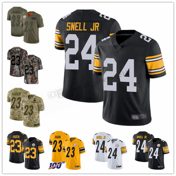 Custom Mens women youth pittsburghSteelers23 Joe Haden 24 Benny Snell Jr. Black white green 100th Season Vapor Limited Football Jerseys
Custom Mens women youth pittsburghSteelers23 Joe Haden 24 Benny Snell Jr. Black white green 100th Season Vapor Limited Football Jerseys