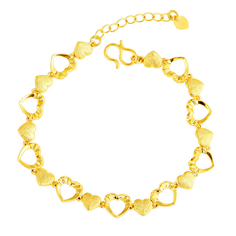 Women's Empty heart chains 24k gold plate Charm bracelets NJGB209 fashion wedding gift women yellow gold plated bracelet
Women's Empty heart chains 24k gold plate Charm bracelets NJGB209 fashion wedding gift women yellow gold plated bracelet