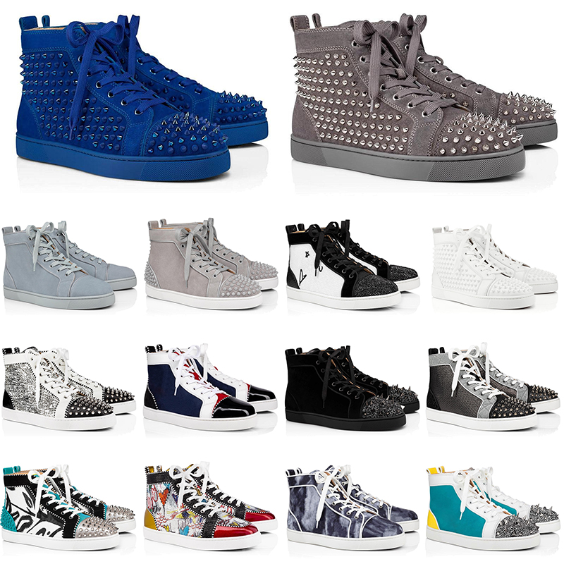 men women red shoes bottoms genuine leather shoe studded spikes flat litter glitter party suede outdoor mens sneakers, # 17
men women red shoes bottoms genuine leather shoe studded spikes flat litter glitter party suede outdoor mens sneakers, # 17