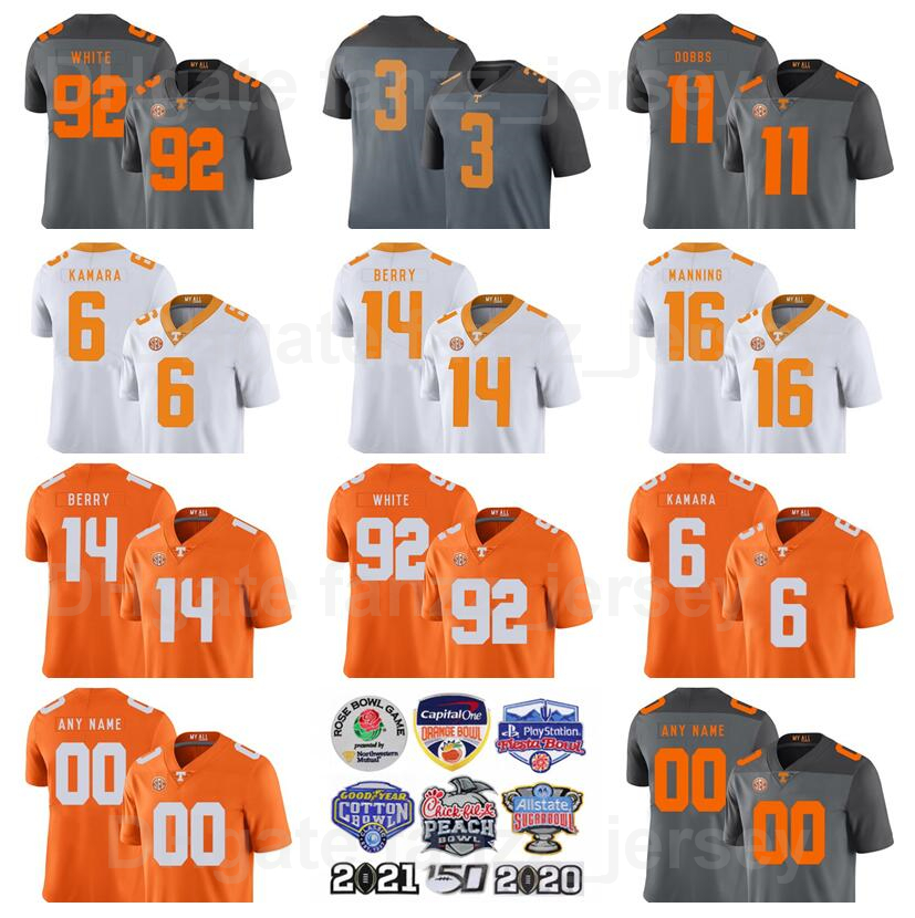 NCAA Football College 92 Reggie White Jersey Tennessee Volunteers 16 Peyton Manning 6 Alvin Kamara 14 Eric Berry 11 Joshua Dobbs 3 Gray Orange Grey All Stitched Men
NCAA Football College 92 Reggie White Jersey Tennessee Volunteers 16 Peyton Manning 6 Alvin Kamara 14 Eric Berry 11 Joshua Dobbs 3 Gray Orange Grey All Stitched Men