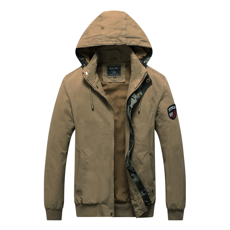 Spring and Autumn Jacket Fashion Trend Casual Jacket Jacket Men Cold Protection Military, Black;brown
Spring and Autumn Jacket Fashion Trend Casual Jacket Jacket Men Cold Protection Military, Black;brown