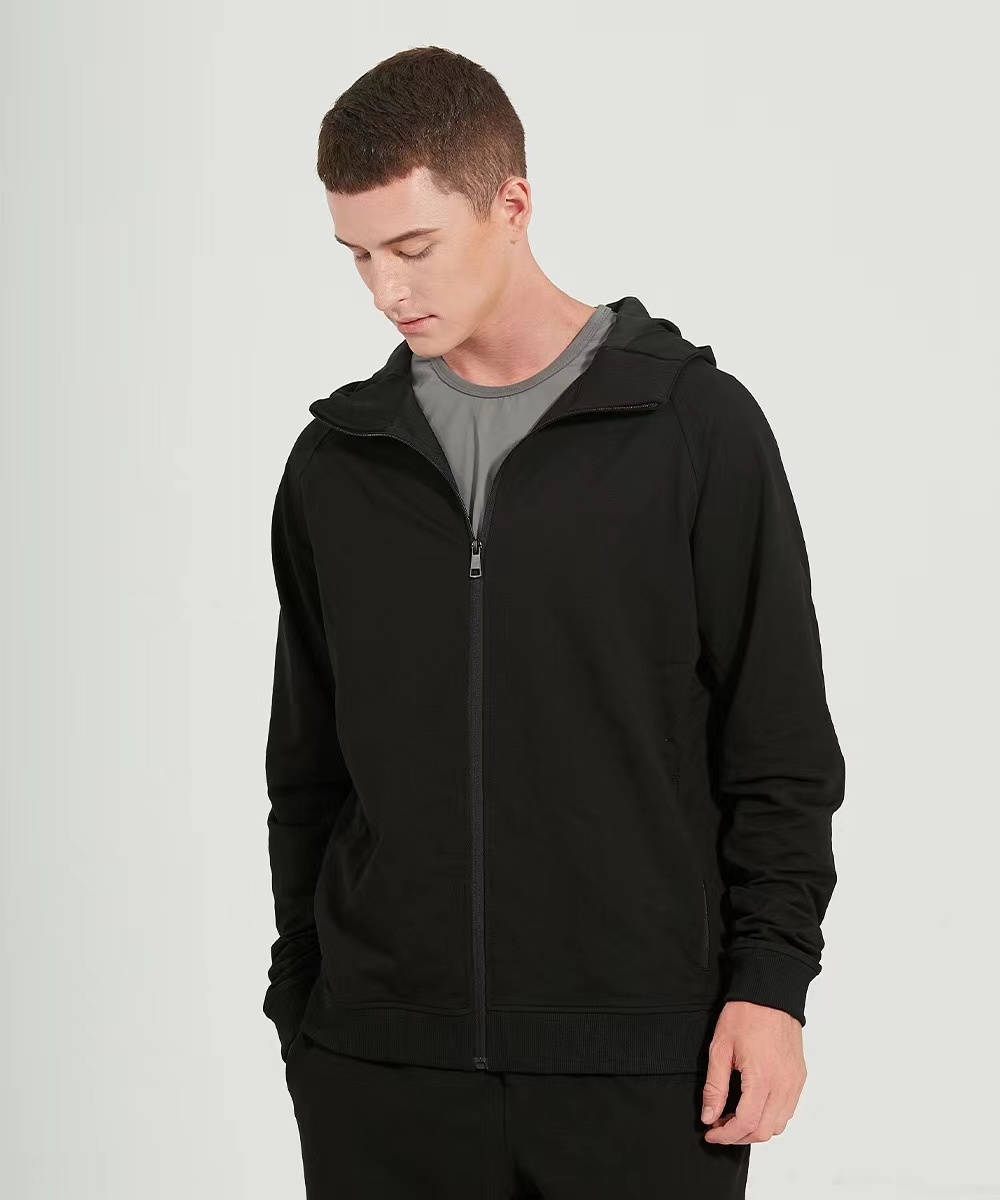 2021 New Men zip up Sports Yoga Thick Fabric Solid Basic Sweatshirts Quality Jogger Texture sweater, Black
2021 New Men zip up Sports Yoga Thick Fabric Solid Basic Sweatshirts Quality Jogger Texture sweater, Black