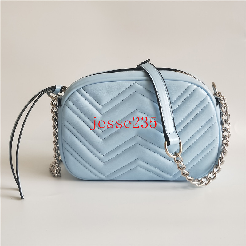 Top Quality Style Marmont Bag Women Handbags Silver Chain Shoulder Bags Crossbody Soho Disco Messenger Purse Wallet 7colors in stock, Blue
Top Quality Style Marmont Bag Women Handbags Silver Chain Shoulder Bags Crossbody Soho Disco Messenger Purse Wallet 7colors in stock, Blue