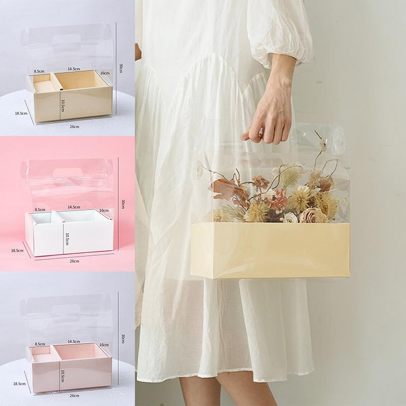 Gift Wrap Crystal Box PVC Portable Transparent Flower Packaging Floral Bag Beautiful Surprise Wedding Ceremony Cake
Gift Wrap Crystal Box PVC Portable Transparent Flower Packaging Floral Bag Beautiful Surprise Wedding Ceremony Cake
