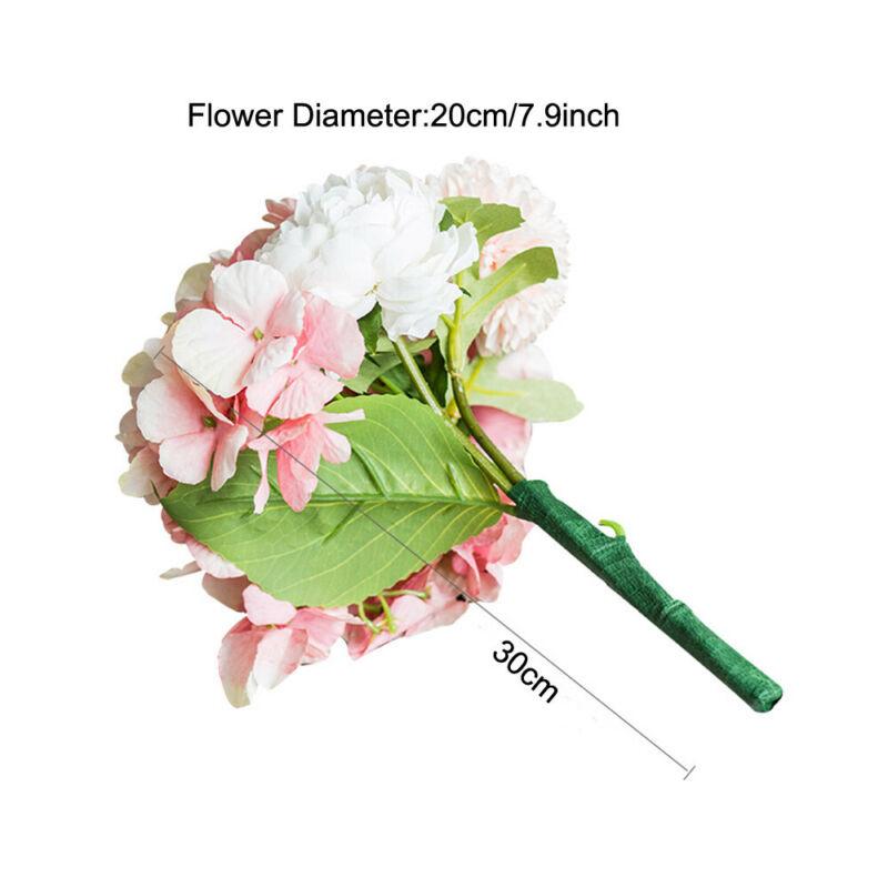 Brand Style Artificial Rose Flower For Wedding Party Home Decor Fake Flowers Bridal Bouquet Decorative & Wreaths